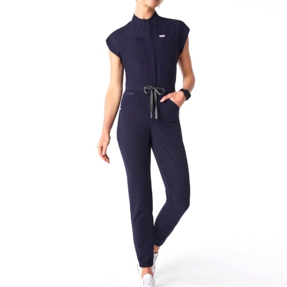 FIGS Jumpsuit Scrubs One Piece Blue Size S - Picture 10 of 10